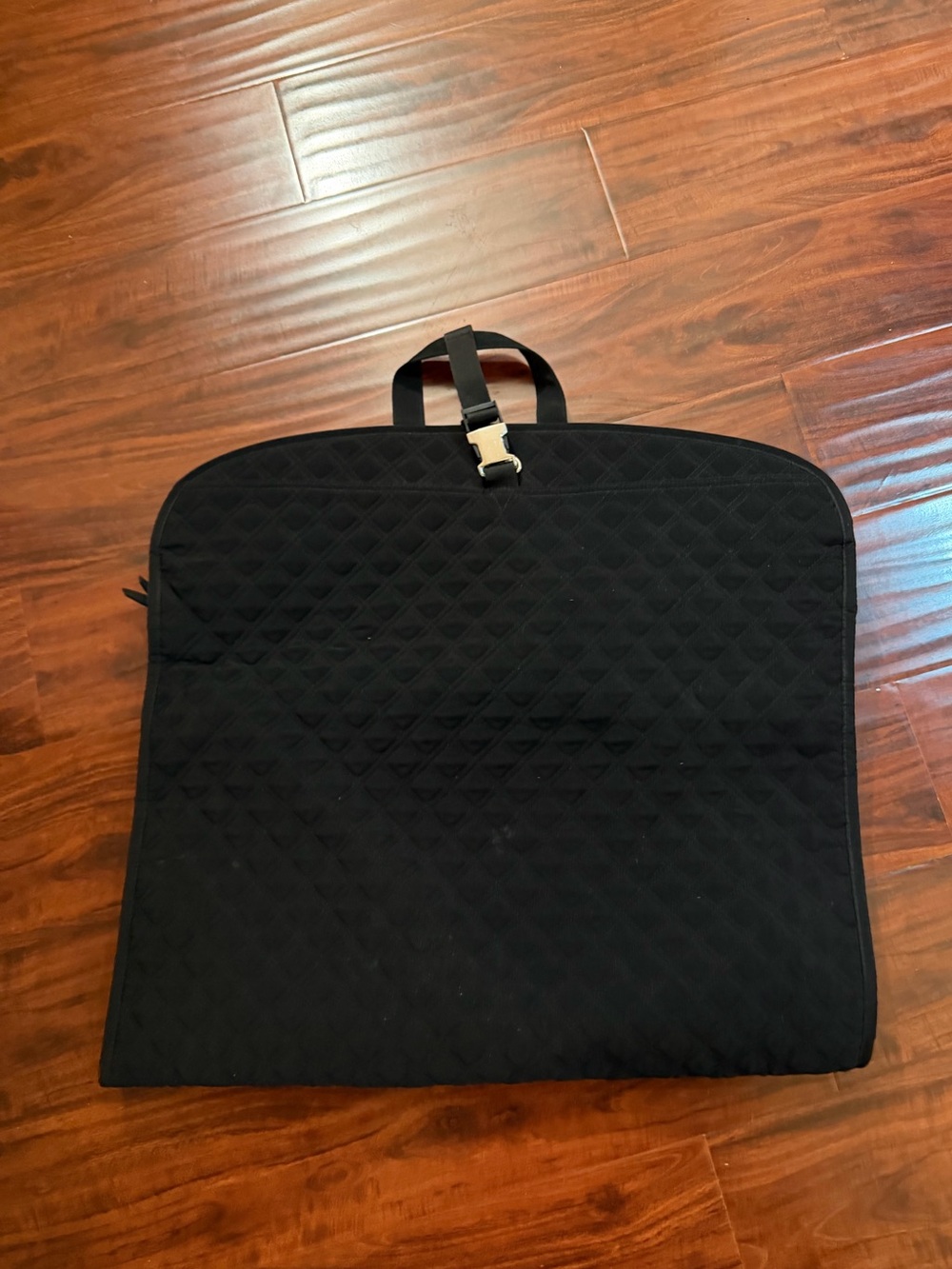 Vera Bradley Black quilted garment bag for travel